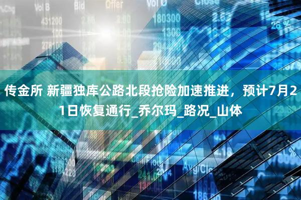 传金所 新疆独库公路北段抢险加速推进，预计7月21日恢复通行_乔尔玛_路况_山体
